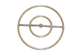 24" Stainless Steel Fire Ring