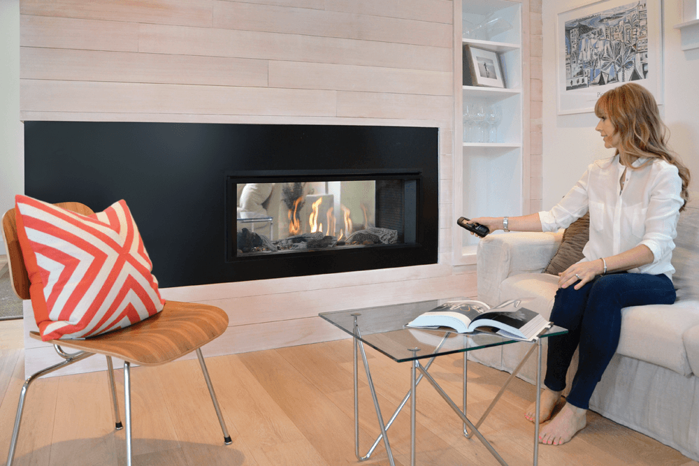 L1 See-Thru Linear Gas Fireplace - Image 3